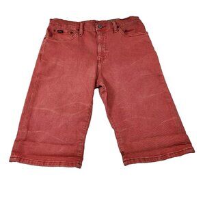 Polo Ralph Lauren Size 16  Slim Shorts Big Boy's classics Red Denim  NWT (20)